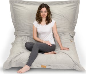 Blomster Pufa XXL Worek Fotel - jasny szary 3