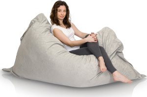 Blomster Pufa XXL Worek Fotel - jasny szary 4