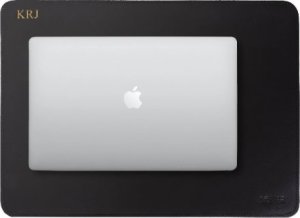 Solier Accessories Personalizowana skórzana skórzana podkładka pod laptopa Solier SA43 czarna 2