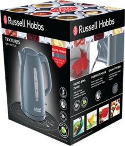 Czajnik Russell Hobbs Czajnik elektryczny Russell Hobbs Textures Kettle Grey 21274-70 7