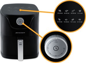 Frytkownica beztłuszczowa Berdsen Air fryer BD-654 czarna 15
