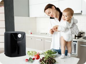 Frytkownica beztłuszczowa Berdsen Air fryer BD-654 czarna 12