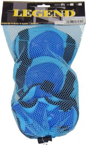 Victoria Sport KOMPLET OCHRANIACZY NA ŁYŻWOROLKI LEGEND DLA DZIECI AMATORSKIE kolor niebieski, roz. S 3