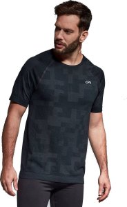 KOSZULKA MĘSKA T-SHIRT GATTA ACTIVE MEN BREEZE 01 004.3064 BLACK-GRAPHITE 1