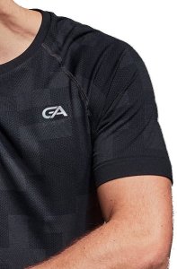 GATTA ACTIVE KOSZULKA MĘSKA T-SHIRT MEN BREEZE 01 004.3064 BLACK-GRAPHITE 2