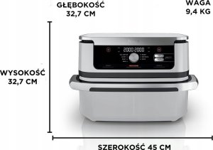 Frytkownica beztłuszczowa Ninja Foodi Flexdrawer AF500EUWH 6