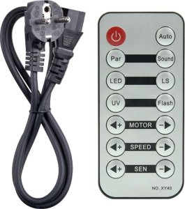 LIGHT4ME TURBO FLOWER efekt disco LED PAR UV kula laser stroboskop 9