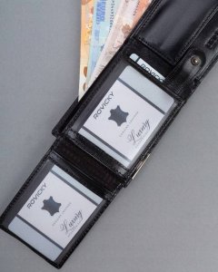 Portfel skórzany Ronaldo RM-05-BCF-BP czarny 7