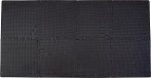 Mata puzzle pod sprzęt fitness 8szt 30x30x0,9cm czarna Pure 2 improve 5