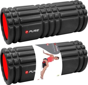 Pure2Improve Wałek roller do ćwiczeń 33x15cm czarny 1