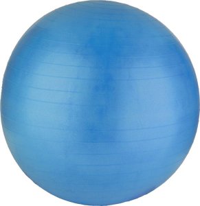 Piłka do ćwiczeń fitness 65cm antiburst niebieska Xqmax 1