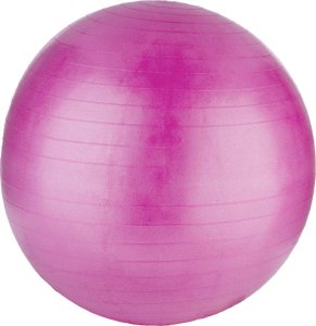 Piłka do ćwiczeń fitness 65cm antiburst różowa Xqmax 1