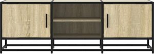 vidaXL Szafka pod telewizor, dąb sonoma, 120x35x41 cm 4