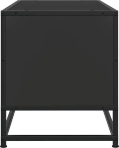 vidaXL Szafka pod TV, czarna, 100x34,5x40 cm 5
