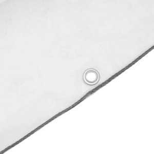 vidaXL Przezroczysta plandeka z oczkami 3x8 m Polietylen 7