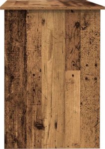 vidaXL Biurko, stare drewno, 100x55x75 cm, materiał drewnopochodny 5
