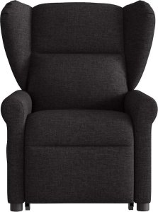 vidaXL Podnoszony fotel masujący, elektryczny, rozkładany, czarny 4