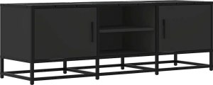 vidaXL Szafka pod TV, czarna, 120x35x41 cm 2