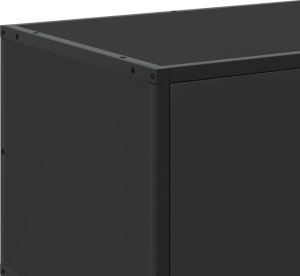 vidaXL Szafka pod TV, czarna, 120x35x41 cm 8