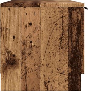 vidaXL Szafka pod telewizor, stare drewno, 102x35x36,5 cm 5