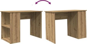 Biurko vidaXL Dąb Artisan 100 cm x 55 cm 7