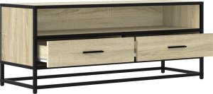 vidaXL Szafka pod telewizor, dąb sonoma, 100x34,5x40 cm 7