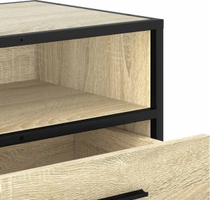 vidaXL Szafka pod telewizor, dąb sonoma, 100x34,5x40 cm 8