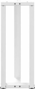 vidaXL vidaXL Nogi do stołu konsolowego, 2 pcs., białe, 20x28x(72-73)cm, stal 5