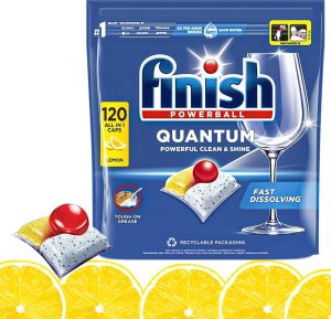 Finish Tabletki do zmywarki Powerball Quantum All in 1 Lemon 120 szt. 11