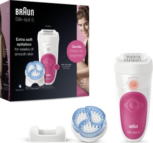 Braun Silk-epil 5 5-511 New - Turquoise - White - 28 tweezers - 0.5 mm - AC - 100 - 240 V - Built-in 2