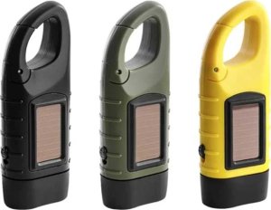 Latarka dynamo solarna 3 led kinetyczna ręczna nakręcana na korbkę klips Latarka dynamo solarna 3 led kinetyczna ręczna nakręcana na korbkę klips 3