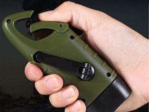 Latarka dynamo solarna 3 led kinetyczna ręczna nakręcana na korbkę klips Latarka dynamo solarna 3 led kinetyczna ręczna nakręcana na korbkę klips 6