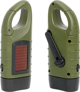 Latarka dynamo solarna 3 led kinetyczna ręczna nakręcana na korbkę klips Latarka dynamo solarna 3 led kinetyczna ręczna nakręcana na korbkę klips 9