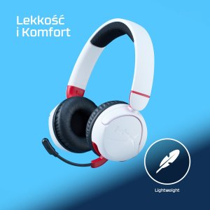 HEADSET HYPERXCLOUD MINI WIRELESS WHT 13