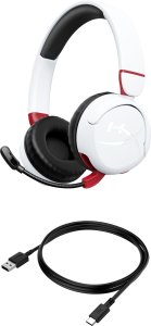 HEADSET HYPERXCLOUD MINI WIRELESS WHT 8