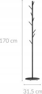 Wieszak stojący MARE, 170 cm 2