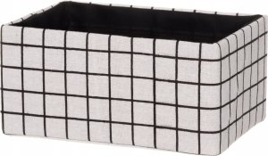 Tekstylne organizery w kratkę, 3 szt. 2
