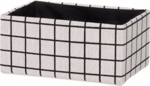 Tekstylne organizery w kratkę, 3 szt. 3