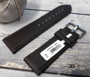 Skórzany pasek do zegarka 26 mm Chermond A212.26 ciemnobrązowy . 2