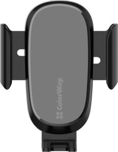 ColorWay Air Vent Car Wireless Charger, 15W | CW-CHAW038Q-BK one size 2