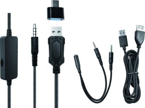 Oniverse Nebula Zestaw słuchawkowy Przewodowa Opaska na głowę Gaming USB Typu-A Biały 5