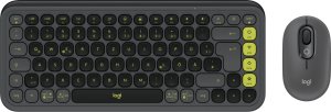 Klawiatura + mysz Logitech POP Icon Combo grafitowo-zielone (920-013106) 1