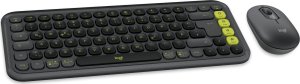 Klawiatura + mysz Logitech POP Icon Combo grafitowo-zielone (920-013106) 2