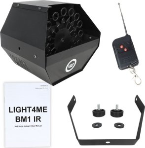 LIGHT4ME BM1 IR wytwornica baniek mydlanych wydajna pilot na podczerwień 8