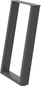 vidaXL vidXL Nogi do stołu jadalnianego, 2 szt., antracyt, 60x(72-73)cm, stal 4
