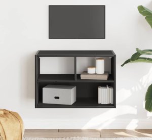 vidaXL Szafka pod telewizor, czarna, 60x31x39,5 cm 3