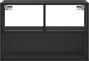 vidaXL Szafka pod telewizor, czarna, 60x31x39,5 cm 4