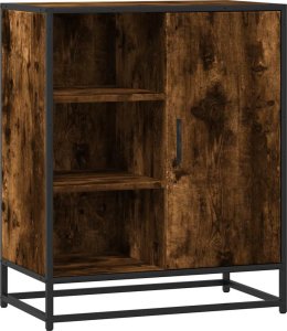 vidaXL Komoda, przydymiony dąb, 62x35x76 cm, materiał drewnopochodny 2