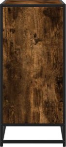 vidaXL Komoda, przydymiony dąb, 62x35x76 cm, materiał drewnopochodny 5