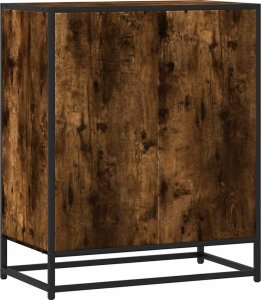 vidaXL Komoda, przydymiony dąb, 62x35x76 cm, materiał drewnopochodny 6